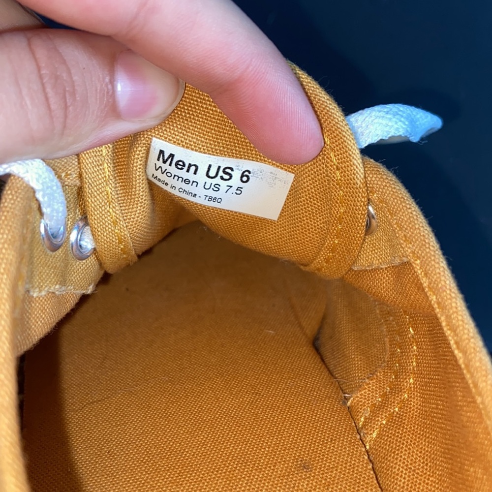 Mustard yellow/gold  Vans - Picture 3 of 3